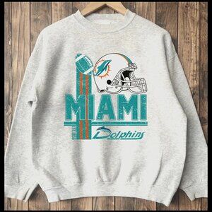 Miami Dolphins Sweatshirt Miami Dolphins football retro style shirt Tee